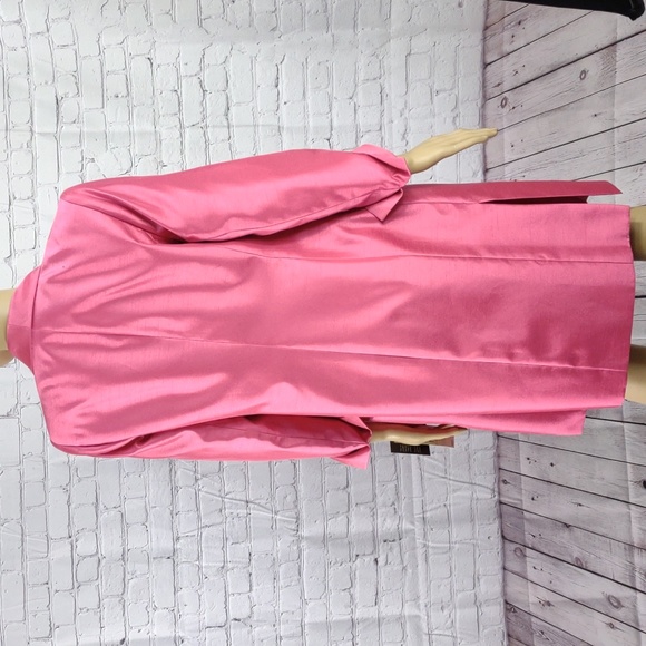 New LeSuit size 10 Petite Fuchsia Pink 2 piece Jacket & Dress - Picture 7 of 17